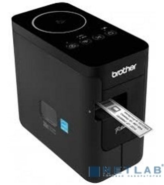Принтер для наклеек Brother P-Touch PT-P750W (ленты TZe, HSe 3,5/6/9/12/18/24 мм, 30 мм/с, 180х360т/д, автообрез. с полуобрезкой, печать ШК, USB2.0, WiFi, NFC, Wi-Fi Direct, БП, USB-кабель, ПО, лента 24мм/4м, замена PT-2430PC)