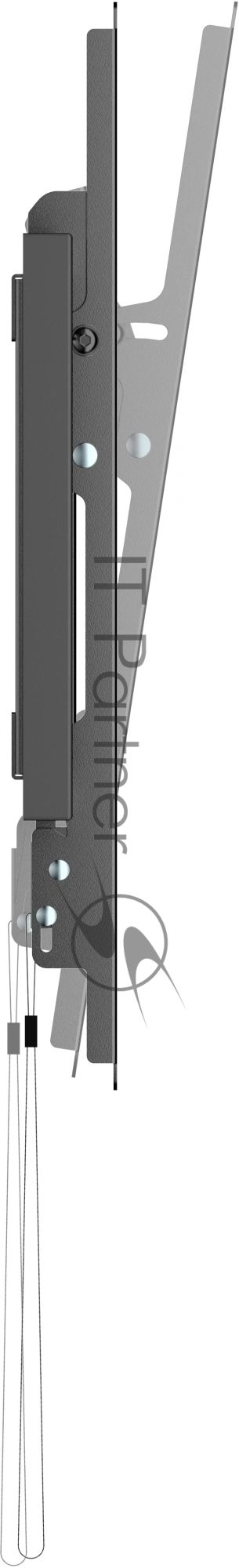 Кронштейн для телевизора Ultramounts UM852T черный 43"-95" макс.75кг настенный наклон