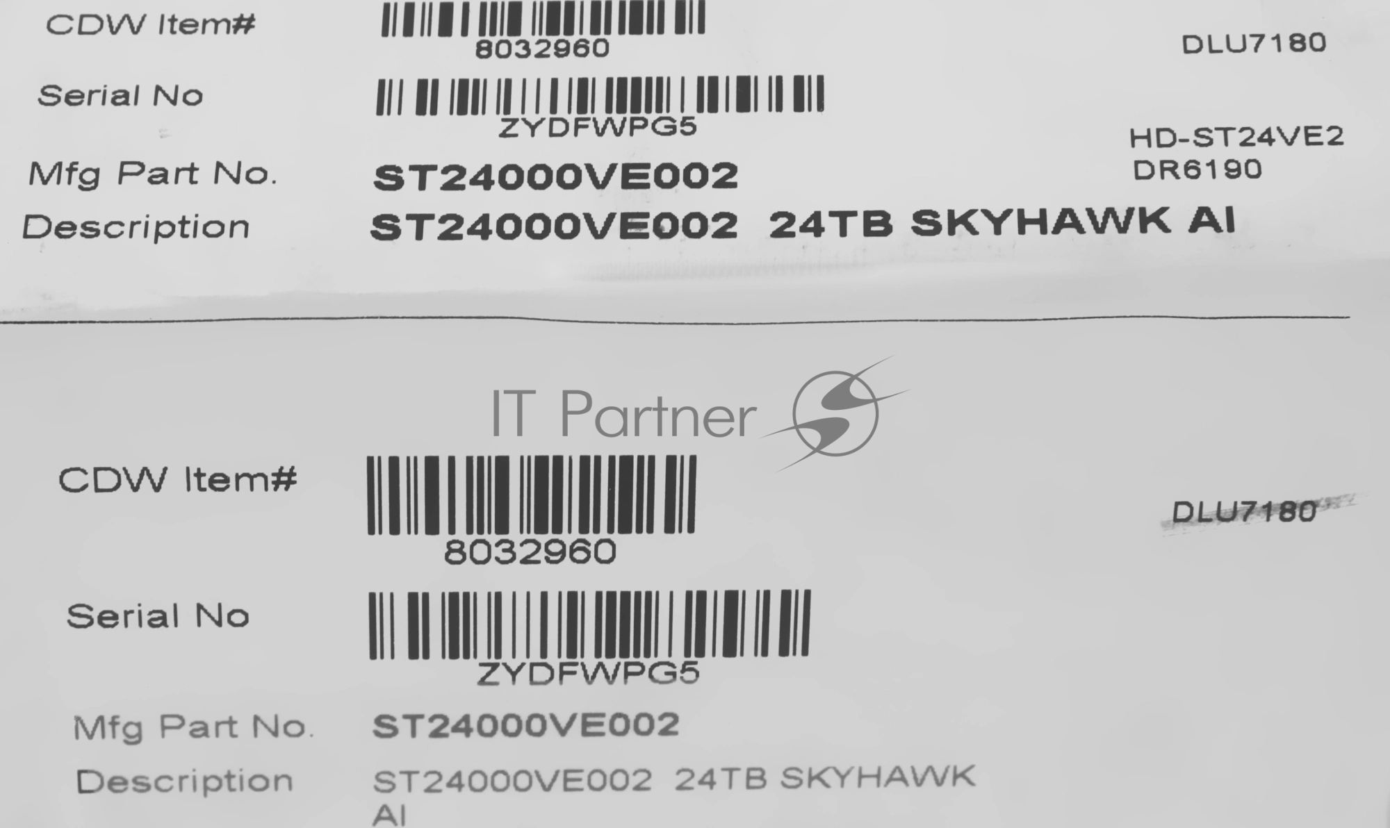 Жесткий диск HDD Seagate SkyHawk AI 24Tb 7200rpm SATA 512Mb 3.5"