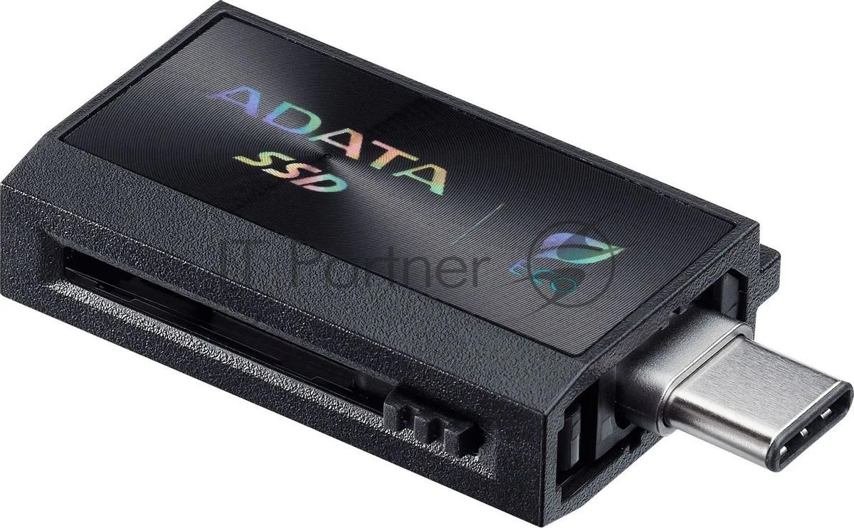 Внешний SSD ADATA SC730, 512 Gb, USB 3.2 Gen 2 Type-A/Type-C, R/W 600/600, черный