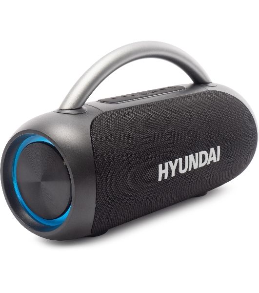 Колонка портативная Hyundai H-PS1026 черный 40W 2.0 BT 10м 1800mAh