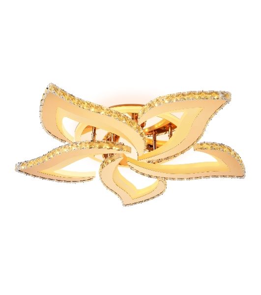 Потолочный светодиодный светильник Ambrella light FA1724/5 GD золото 3000K/4200K/6400K 113W 630*600*100 (ПДУ РАДИО 2.4G)