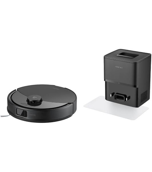 Робот-пылесос Roborock Q8 Max Pro Plus черный, 5200 мАч Li-ion, уборка сухая/влажная, пылесборник контейнер 0,5 л
