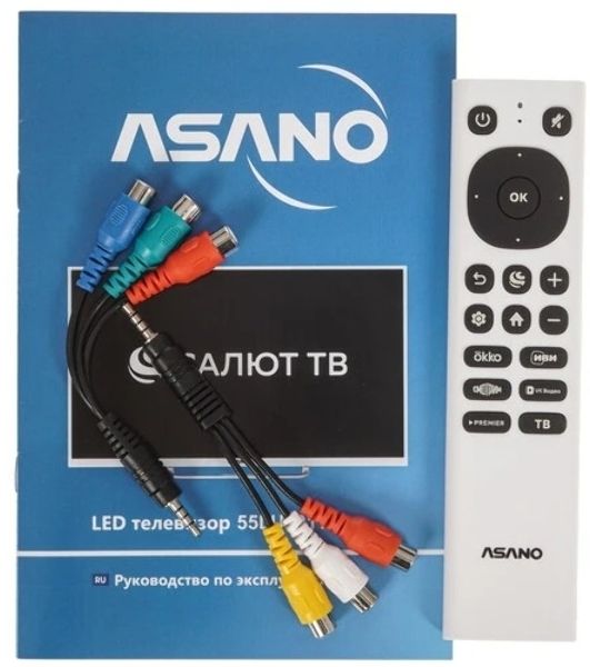 Телевизор Asano 55" 55LU5011T белый LED UHD 60Hz Салют ТВ