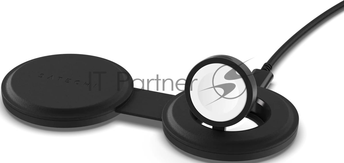 Переносное зарядное устройство Satechi Qi2 OntheGo 2-in-1 Wireless Charger, черный