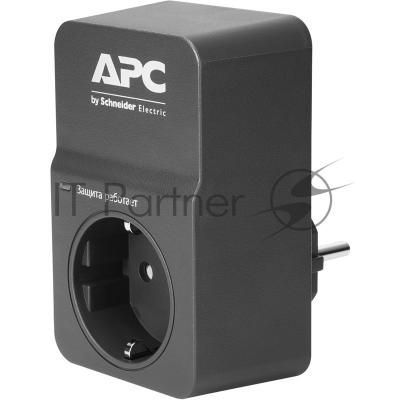 Сетевой фильтр APC PM1WB-RS (1 розетка) черный (коробка)