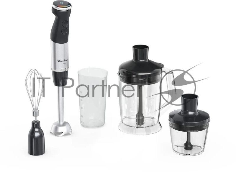 Погружной блендер MOULINEX DD67L810, серебристый/черный
