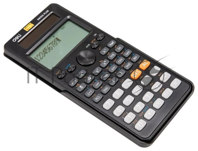 Калькулятор научный Deli ED82ES черный 10+2-разр.