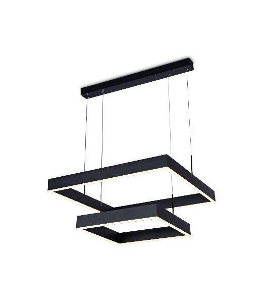 Светильник Ambrella light FA6633/2 BK черный 108W 600*600*720 (ПДУ РАДИО 2.4G)