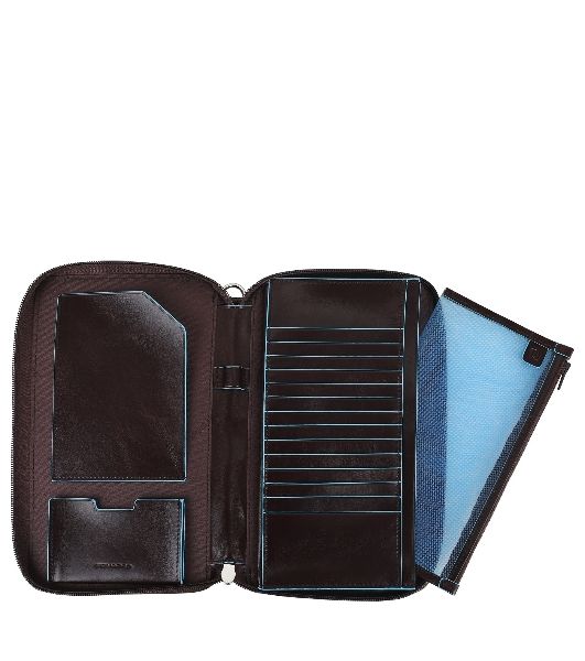 Мультипортмоне Piquadro Blue Square PP3246B2/MO коричневый натур.кожа