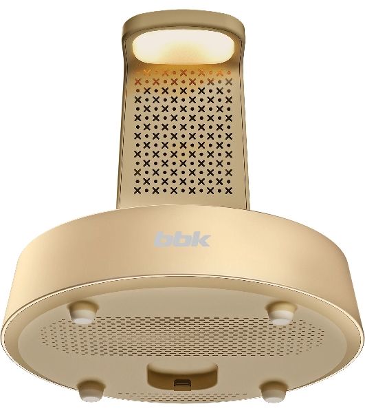 Портативная колонка BBK BTA1110 золотистый 10W 2.0 BT 10м 1800mAh