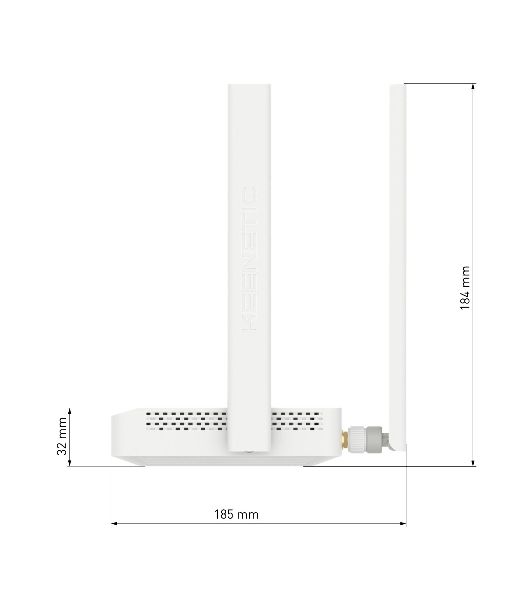 Роутер беспроводной Keenetic Runner 4G (KN-2212) с модемом 4G, Mesh Wi-Fi N300 и 4-портовым Smart-коммутатором