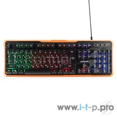 Клавиатура Гарнизон GK-320G проводная, USB Type-A, чёрный