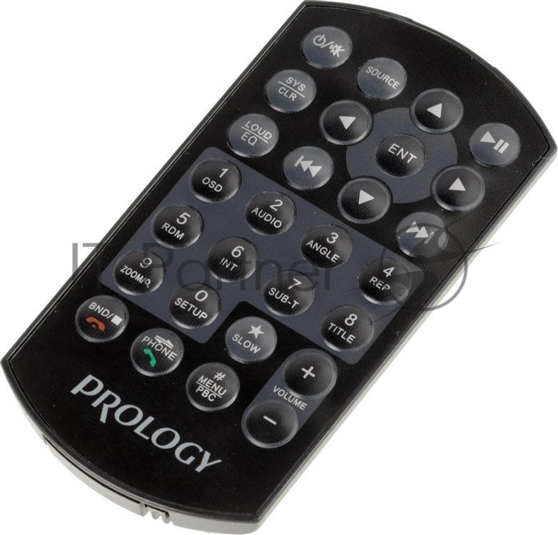 Автомагнитола Prology MPV-120, 2 DIN, 6.2", Bluetooth, USB Type-A, AUX, пульт ДУ