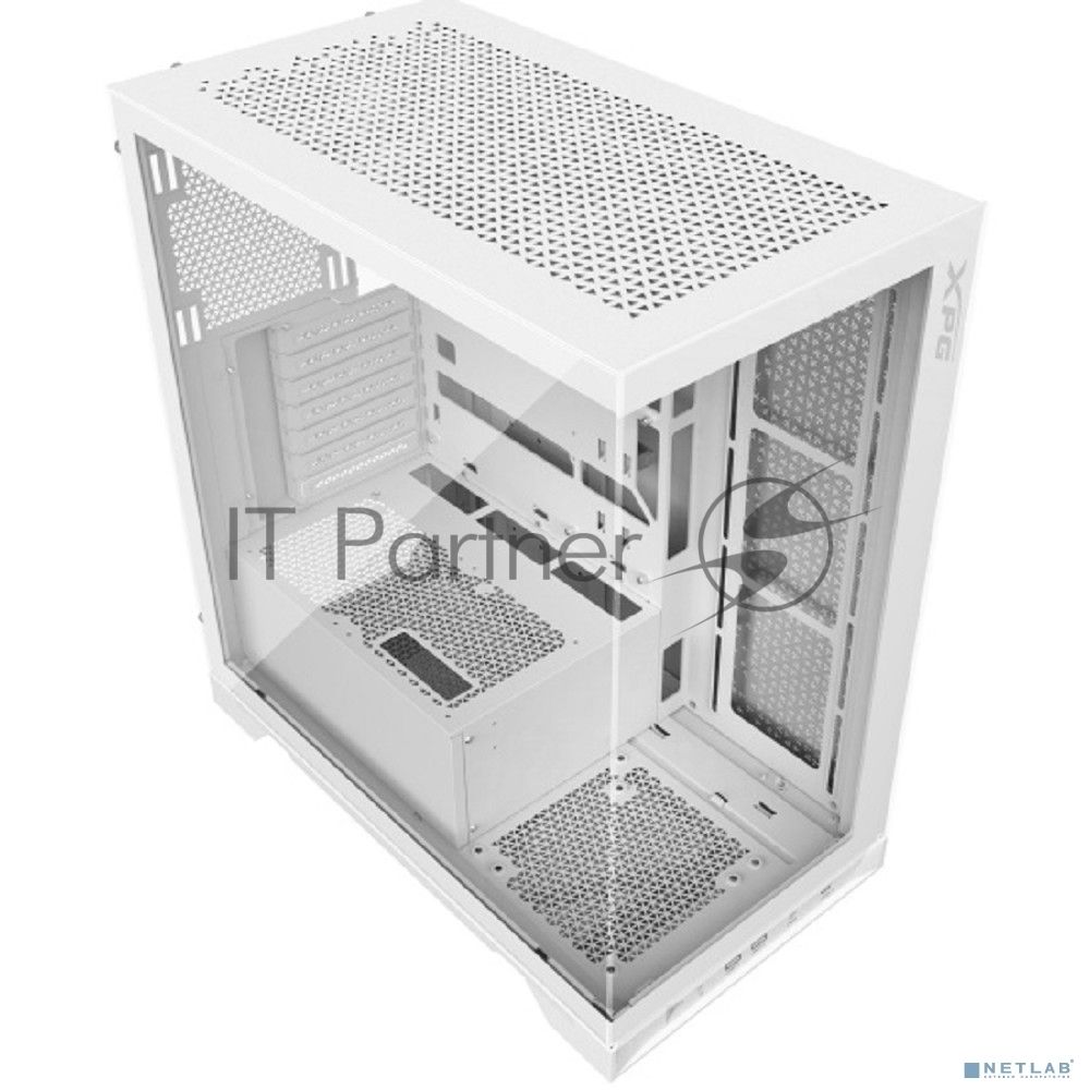 Компьютерный корпус XPG INVADER X белый (INVADERXMTWOF-WHCWW) Mid-Tower, Micro-ATX, Mini-ITX, Standard-ATX, USB 3.2 Gen2 Type-A, USB 3.2 Gen2 Type-C