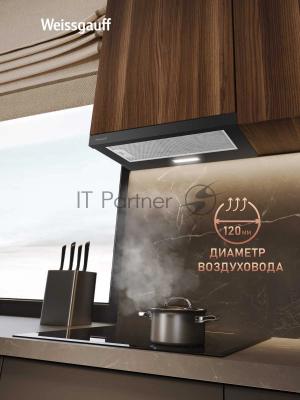 Вытяжка Weissgauff TEL 600 2M Black Glass