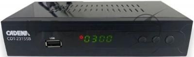 Приставка для цифрового ТВ Cadena CDT-2315SB черный, DVB-T2, DVB-T, HDMI, USB 2.0