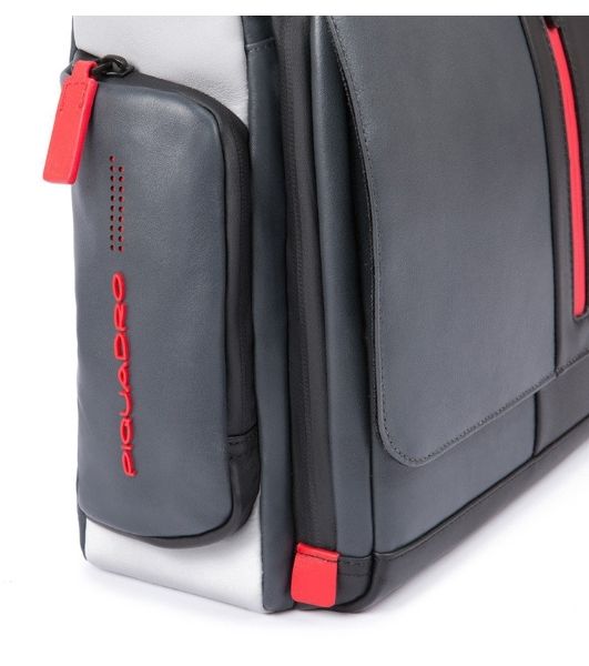 Сумка мужская Piquadro Urban CA1592UB00/GRN серый/черный натур.кожа