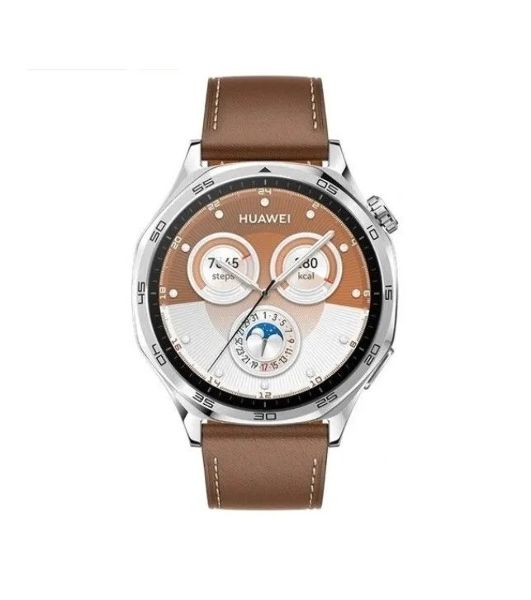 Умные часы Huawei Watch GT 5, 1.43" AMOLED, Bluetooth, NFC, GPS, IP69K, коричневый
