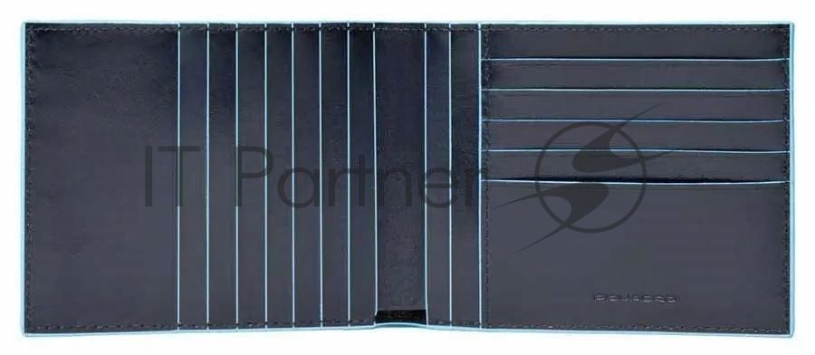 Кошелек мужской Piquadro Blue Square PU1241B2R/BLU2 синий натур.кожа