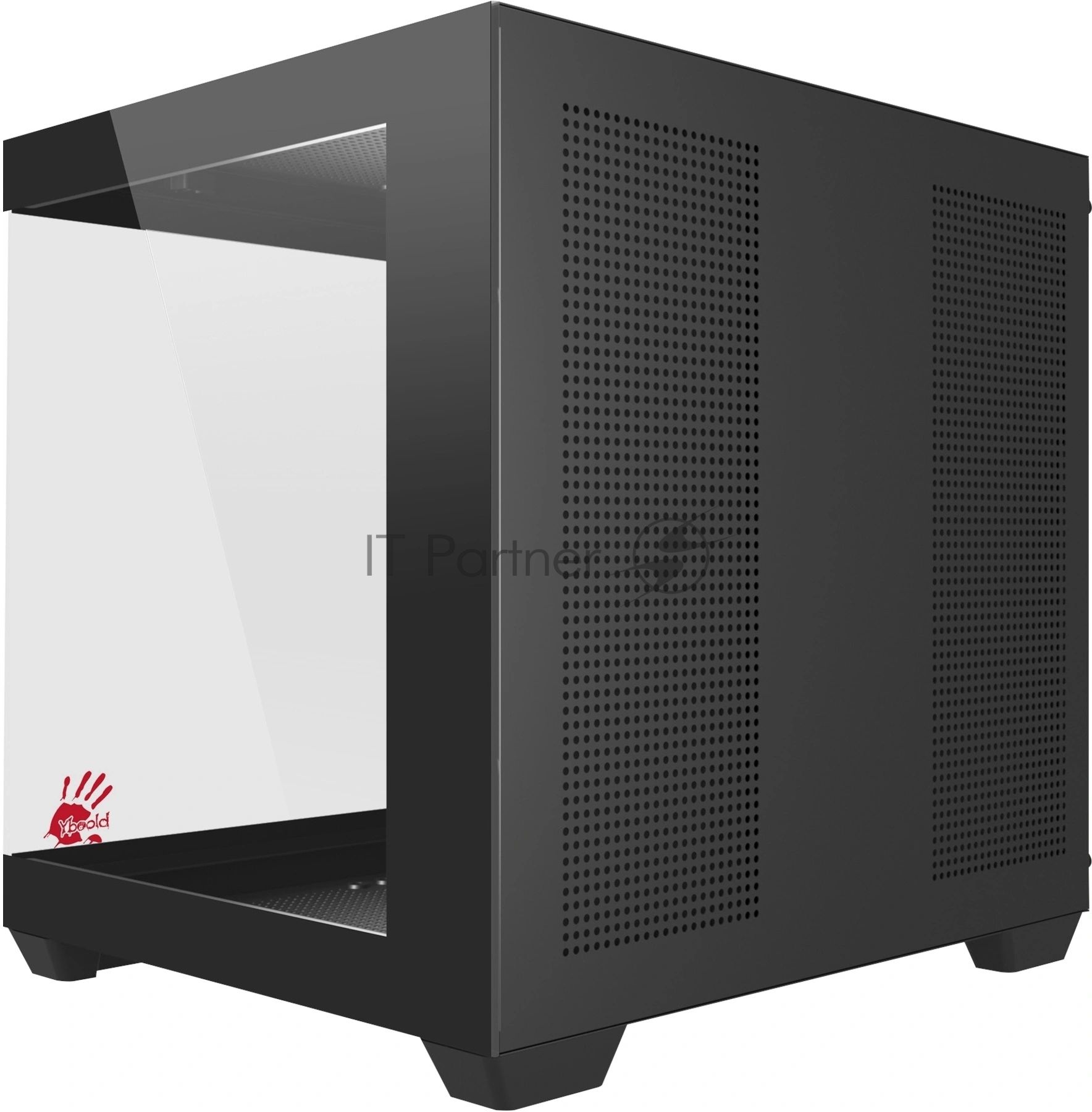 Компьютерный корпус Bloody CC-121 черный без БП mATX 7x120мм 1xUSB 2.0 1xUSB 3.0 audio