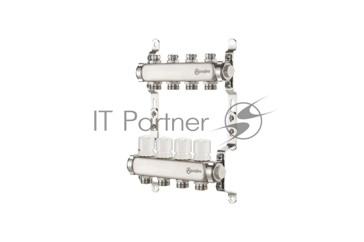 Группа коллект нерж баланс 1" м/м 6в 3/4" ЕК н/р Aquasfera 9504-05