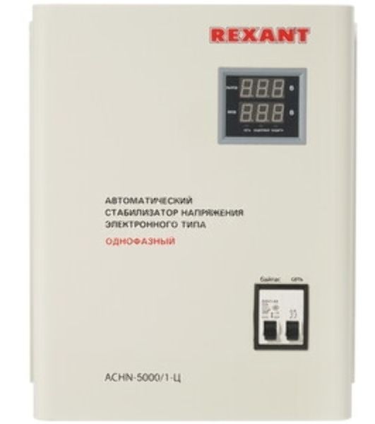 Стабилизатор напряжения настенный Rexant АСНN-5000/1-Ц