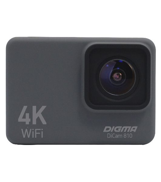 Экшн-камера Digma DiCam 810 серый
