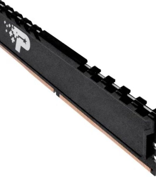 Оперативная память Patriot Signature Premium, DDR4, 32GB (1x32GB), 3200 MHz, CL22, с радиатором, чёрный