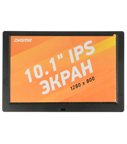 Фоторамка Digma 10.1" PF-1043 IPS 1280x800 черный пластик ПДУ Видео