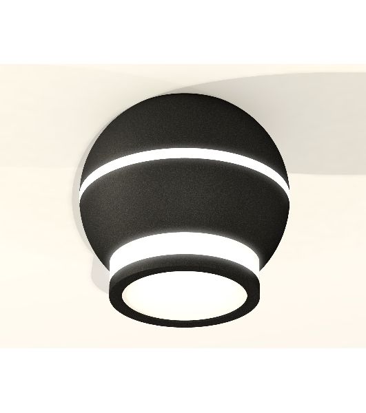 Светильник Ambrella Light XS1102040 SBK/FR черный песок/белый матовый MR16 GU5.3 LED 3W 4200K (C1102, N7121)