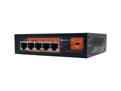 Коммутатор Optimus U1IC-2F2G/1G, 2×100 Мбит/с PoE+ + 2×1 Гбит/с PoE+ + 1×1 Гбит/с Uplink, настраиваемый