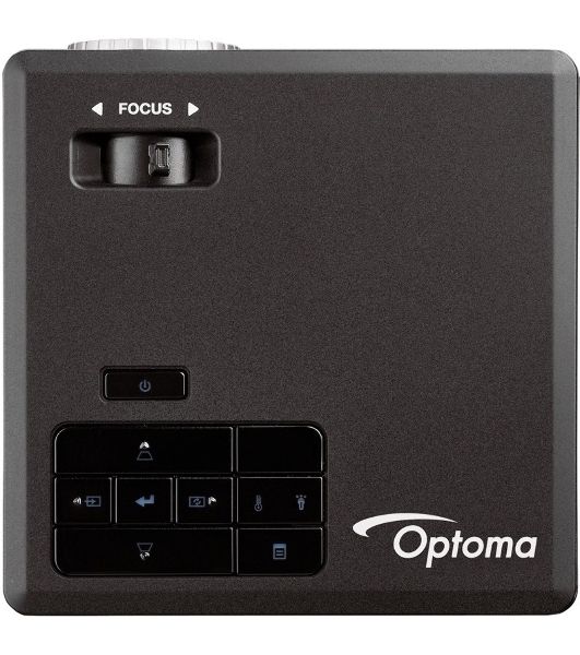 Проектор Optoma ML750e (DLP, LED, WXGA 1280x800, 700Lm, 15000:1, HDMI, USB, MHL, MicroSD, 1x1W speaker, 3D Ready, led 20000hrs, черный, 0.38kg)