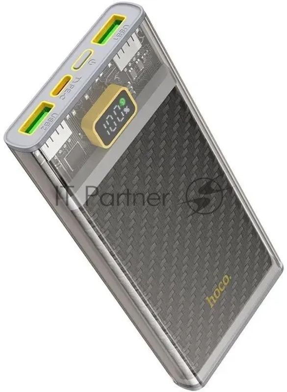 Портативный аккумулятор Hoco J103 Discovery edition 10000mAh QC/PD 22.5W 5A 2xUSB-A/USB-C серый (J103 DISCOVERY EDITION GRAY)