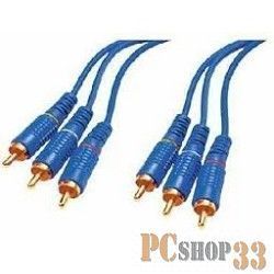 Кабель Rexant Шнур 3х3 RCA 3М