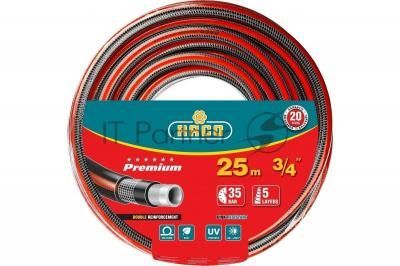 Шланг RACO PREMIUM 40300-3/4-25_z01 поливочный, 35атм., армированный, 5-ти слойный, 3/4"х25м