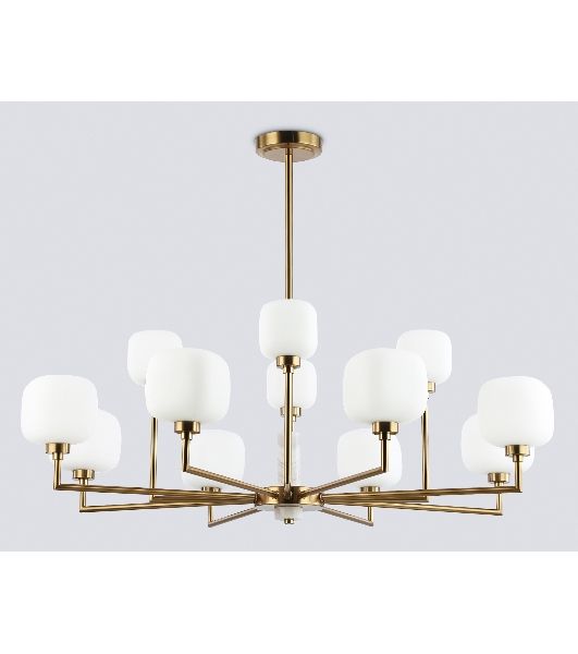 Люстра Ambrella light LH53019/12 BS/FR латунь/белый матовый G9*12 max 40W D910*680