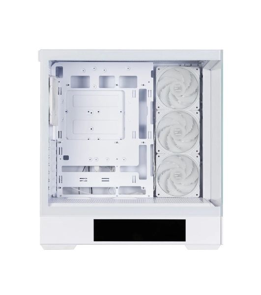 Компьютерный корпус ZALMAN P40 DS, ATX, белый, WINDOW, 9.1-inch LCD screen, 2xCombo(2.5” or 3.5”), 1x2.5”, 1xUSB TYPE-C, 2xUSB 3.0, SIDE 3x120мм ARGb, REAR 1x120мм ARGb