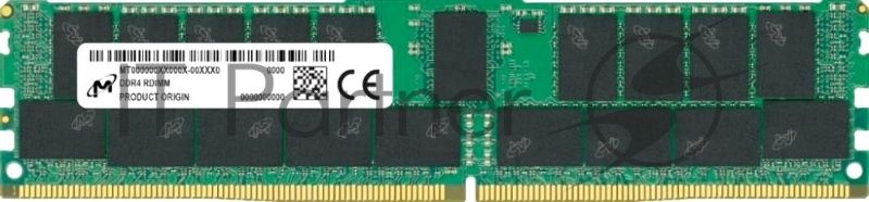 Оперативная память Crucial, DDR4, 32Gb (1x32 Gb), 3200 MHz, CL22, ECC, RDIMM, OEM