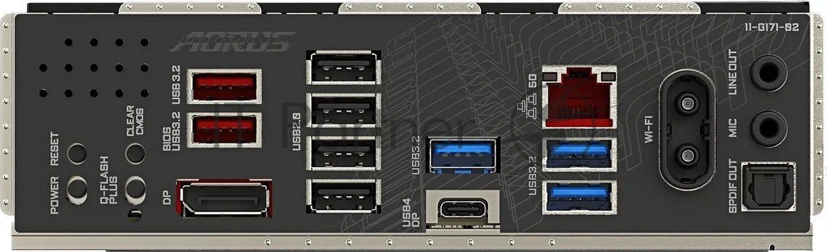 Материнская плата Gigabyte Z890 AORUS ELITE WIFI7 PLUS, LGA1851, Intel Z890, 4xDDR5, 4xSATA, 1xPCIe 5.0 x16, 2xPCIe 4.0 x4, 1xDisplayPort, 1xUSB4 Type-C, 1x 5Gb LAN, 2xUSB 3.2 Gen 2, 3xUSB 3.2 Gen 1, 4xUSB 2.0, 2x3.5 мм, 7.1, ATX