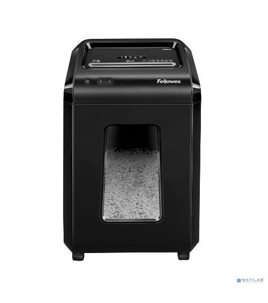 Шредер Fellowes Powershred 92Cs FS-1719301 P-4, 4х38мм, 18лст., 25лтр., уничтожает: скобы, карты, скрепки, CD