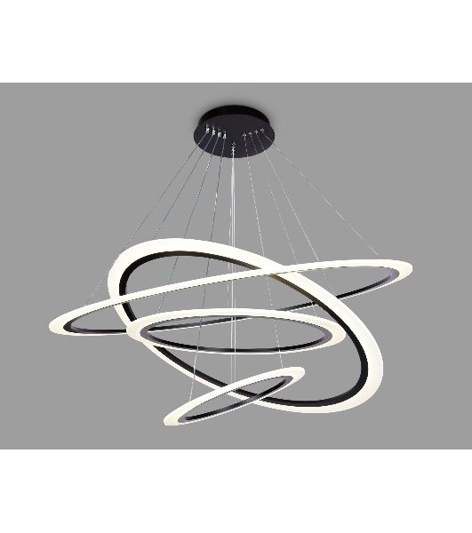 Светильник Ambrella light FA4365/4 BK черный 235W 3000K/4200K/6400K D1000*870 (ПДУ РАДИО 2.4G)