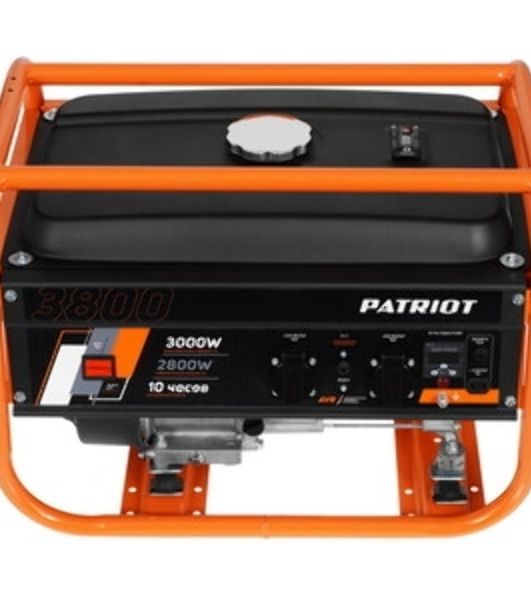 Электрогенератор бензиновый Patriot GRS 3800, 3 кВт, 62 дБ, 40 кг