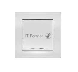 Выключатель 1-кл. СП Бриллиант 10А IP20 с подсветкой белый Universal 7947397
