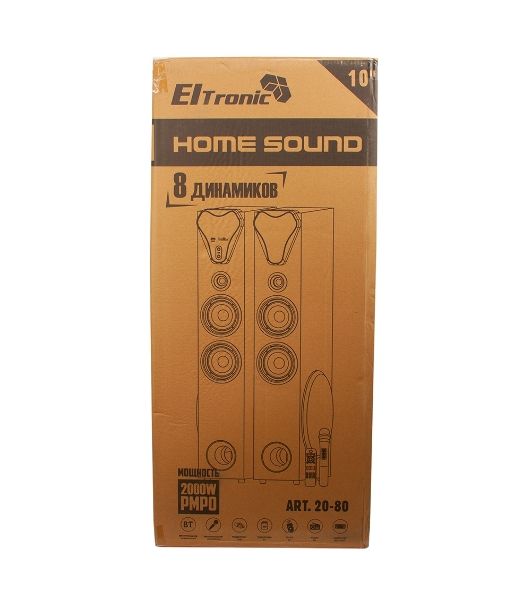 Колонка ELTRONIC (20-80) HOME SOUND белый - колонка 10