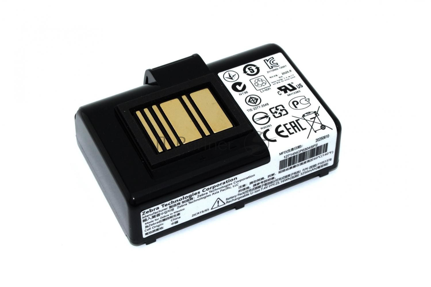 Аккумуляторная батарея для мобильного принтера Zebra QLN320, QLN220 3400mAh