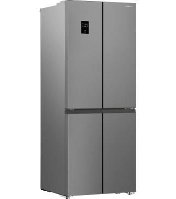 Холодильник Hotpoint HFP4 480I X нержавеющая сталь трехкамерный 300/150л морозилка снизу, No Frost, Side by Side