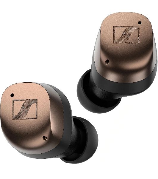 Гарнитура внутриканальные Sennheiser Momentum True Wireless 4 черный/медный беспроводные bluetooth в ушной раковине (700367 MTW4 BLACK COPPER)