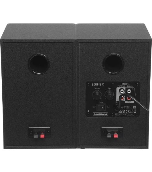 Колонки Edifier R1000T4 Wood черный (24W)