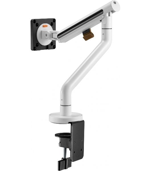 Кронштейн для мониторов Ultramounts UM725W белый 17"-32" макс.9кг крепление к столешнице поворот и наклон